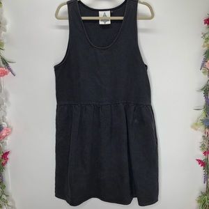 Jung Maven 100% black Moab dress lagenlook